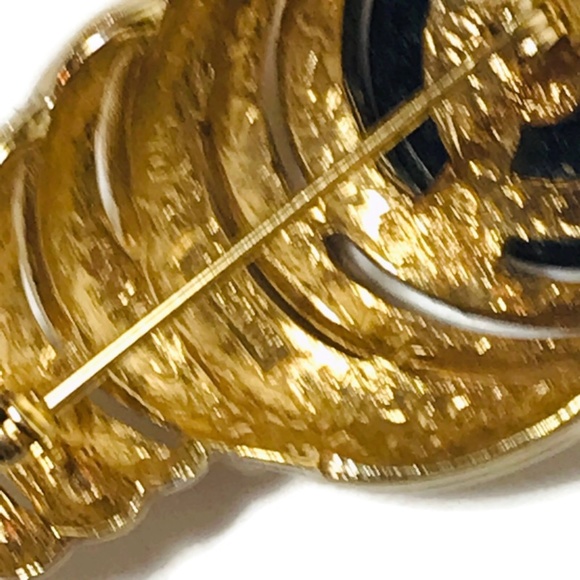 VTG Mid Century PANETTA Glass Rhinestone Brooch - Picture 5 of 6